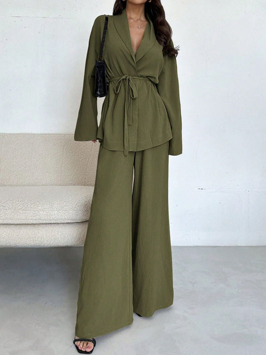Women’s Two-Piece Suit with Tie Jacket Marry Lou