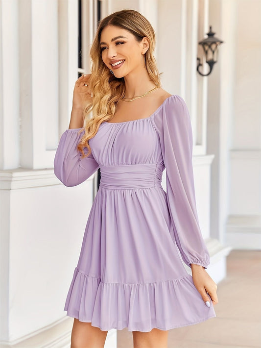 Women’s Mesh Mini Dress with Ruffles Marry Lou