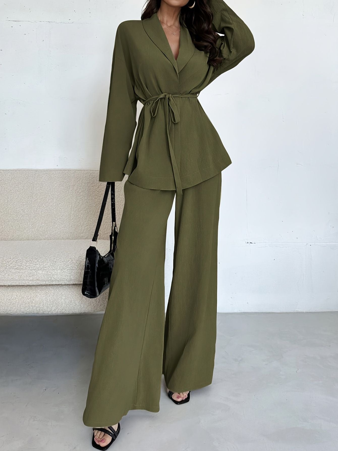 Women’s Two-Piece Suit with Tie Jacket Marry Lou