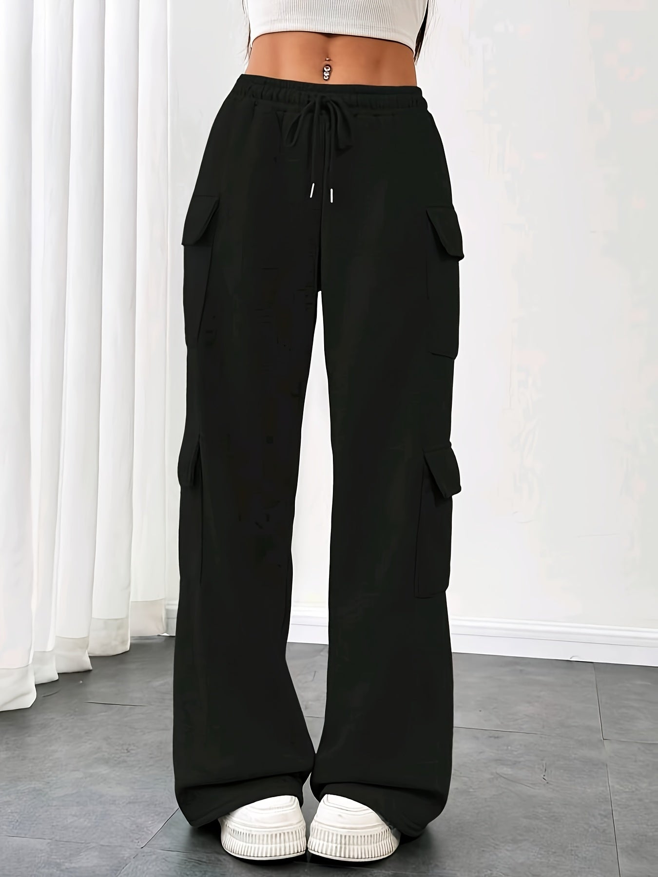 Women’s Cargo Pants with Drawstring Waist Marry Lou